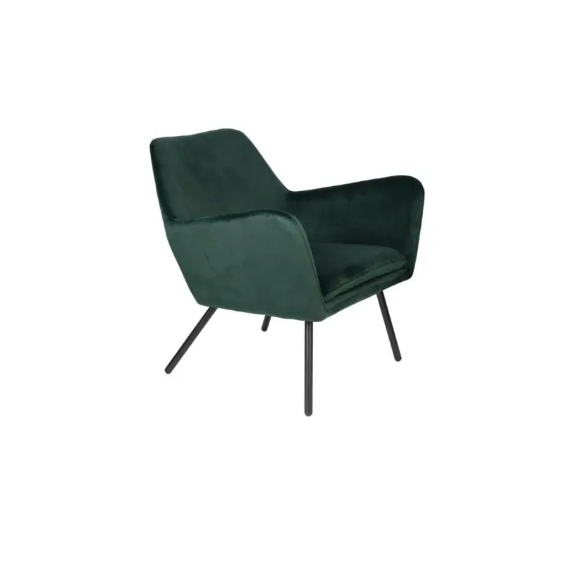 Sprawdź teraz Aksamitny fotel Bon Velvet, zielony, LuDesign