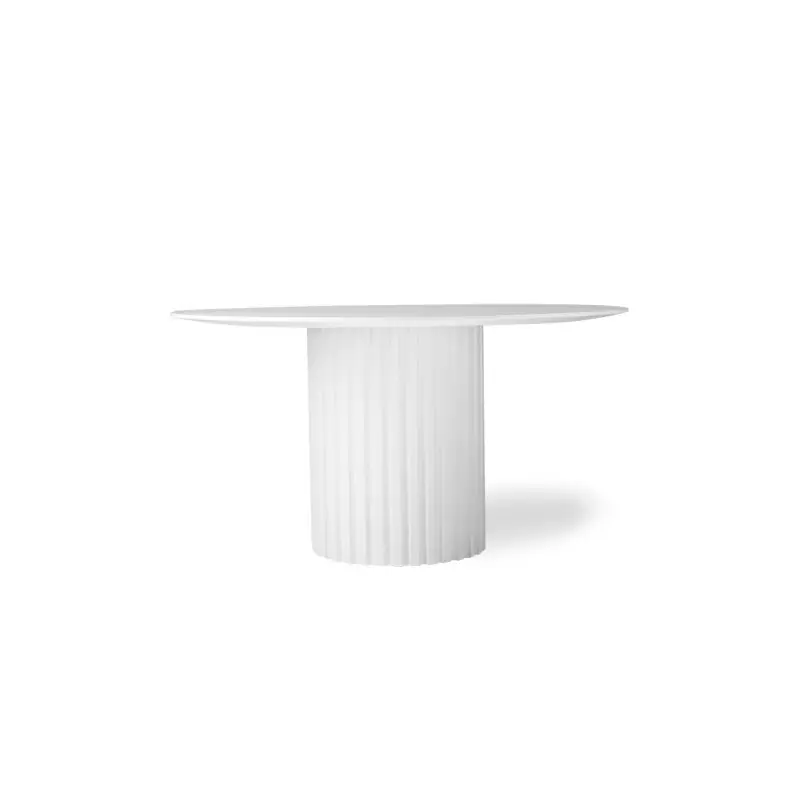 Wyjątkowa oferta Stół jadalniany Pillar okrągły Ø140 cm, biały, HKliving