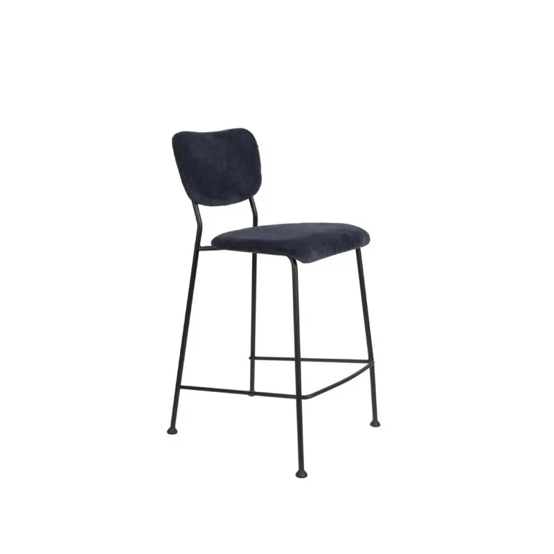 Kup online Krzesło barowe Benson, 92 cm granatowy, Zuiver