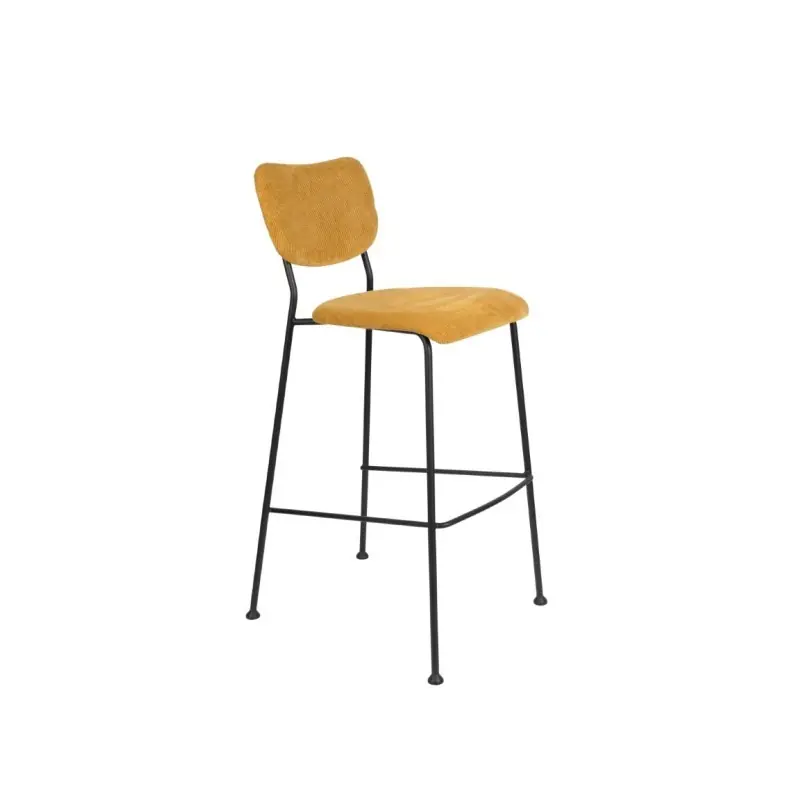 Krzesło barowe Benson, 102 cm musztardowy, Zuiver Kup teraz