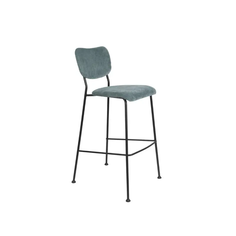 Oferta limitowana Krzesło barowe Benson, 102 cm szaro-niebieski, Zuiver