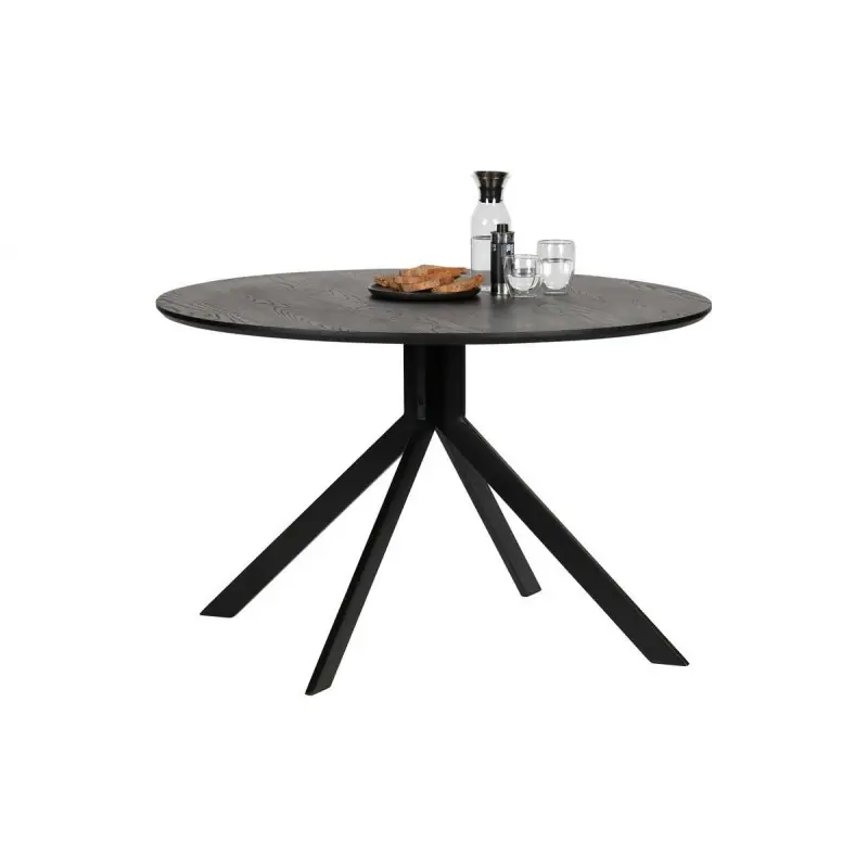 Oferta czasowa Okrągły stół do jadalni Bruno, Ø120 cm czarny, Woood