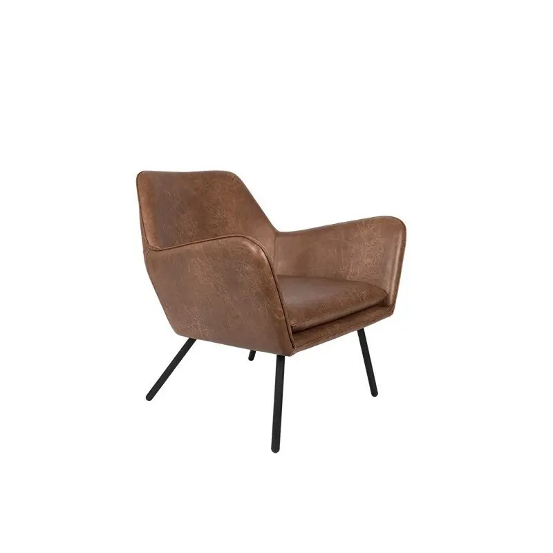 fotel lounge Bon, brązowy, LuDesign Nowość