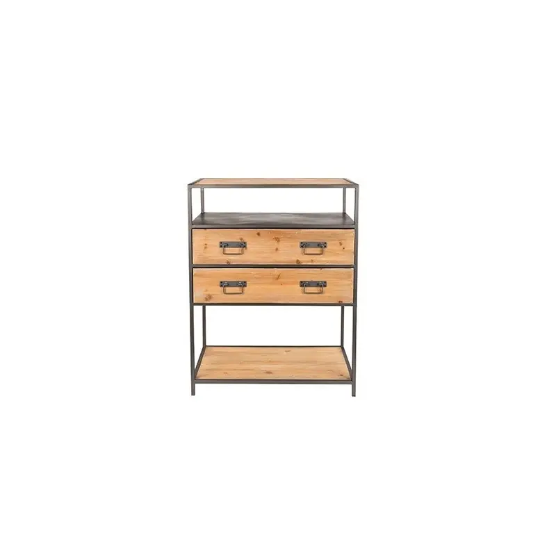 Szybka wysyłka komoda / konsola Samuel, szary/naturalny, LuDesign