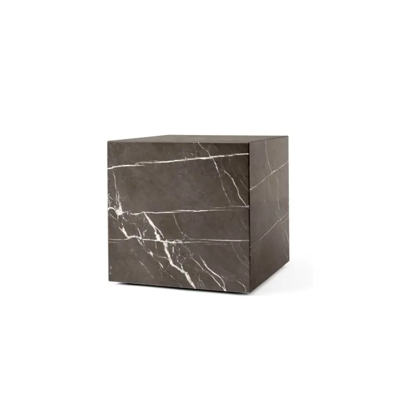 marmurowy postument Plinth Cubic, brązowy, Audo Tylko do końca tygodnia