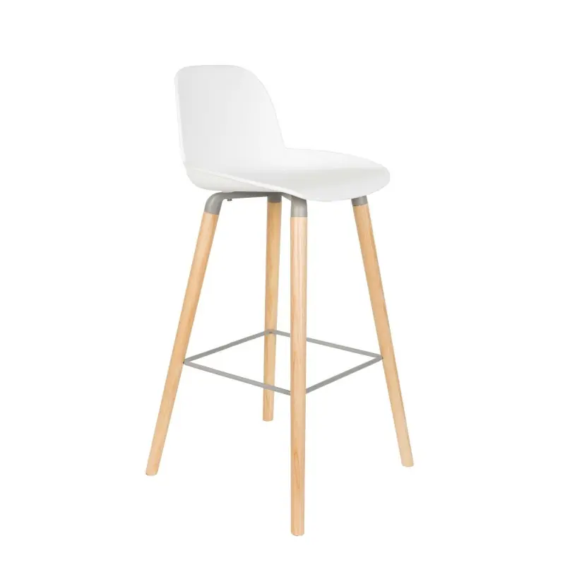Oferta czasowa stołek barowy Albert Kuip, 98,5 cm biały, Zuiver