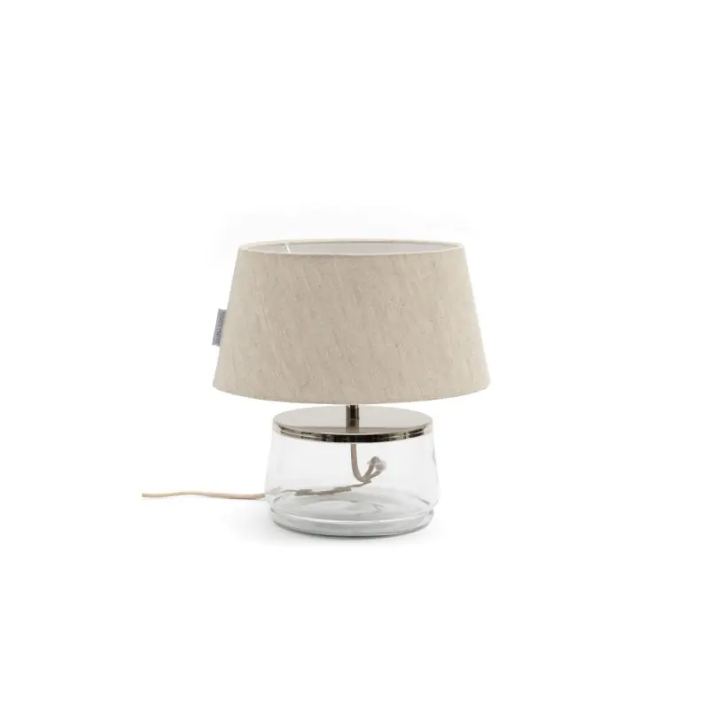 Lampa Stołowa Piola Fillable lniany abażur, Riviera Maison Wysoka jakość