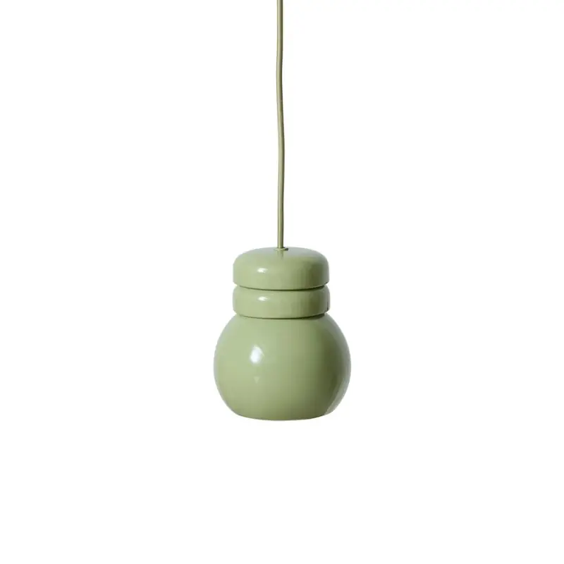 Lampa wisząca, ceramiczna Bulb, pistacjowa, HKLiving Kup teraz