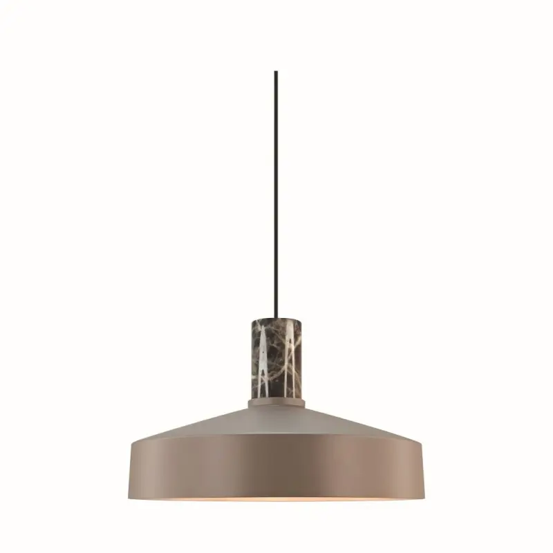 Bezpieczne zakupy Elvas lampa wisząca z marmurem, odcienie brązu, Nordlux