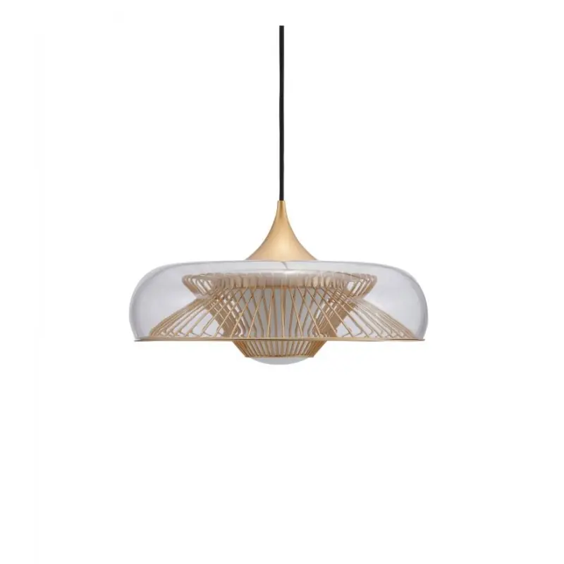 Szybka dostawa Chordis lampa wisząca, brass/złota, Umage