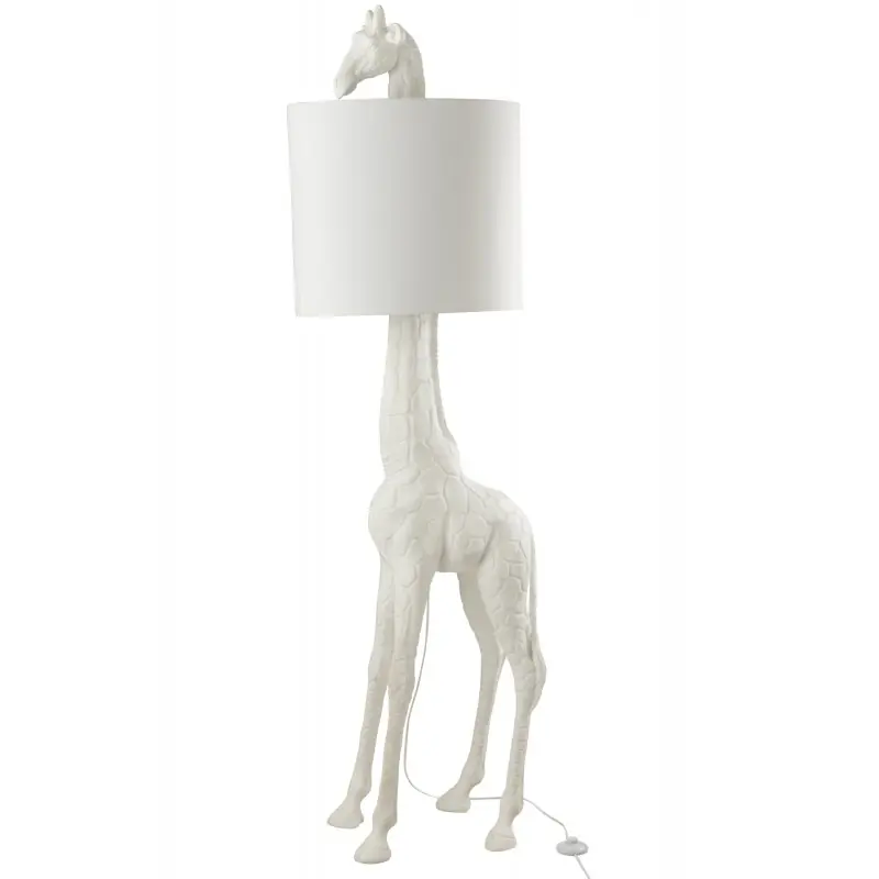 Super okazja Lampa żyrafa, duża designerska, biała, J-Line