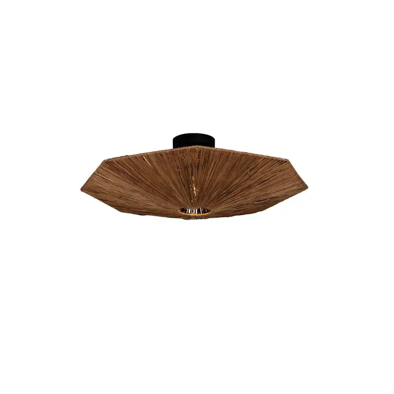 Lampa sufitowa Panama Octagon L, brązowa, Good&Mojo Tani
