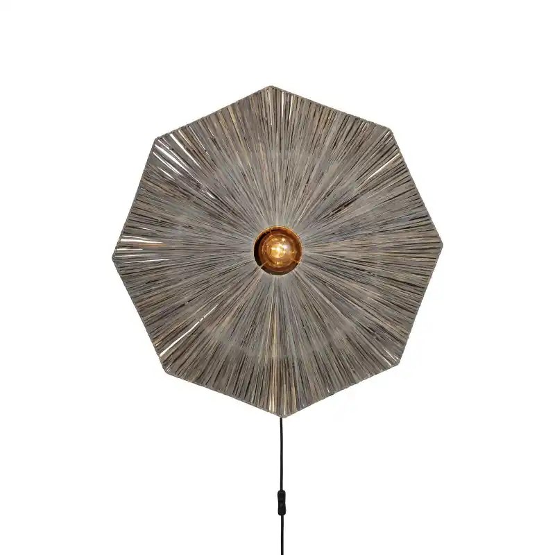 Lampa ścienna Panama Octagon L, ciemnoszara, Good&Mojo Do wyczerpania zapasów