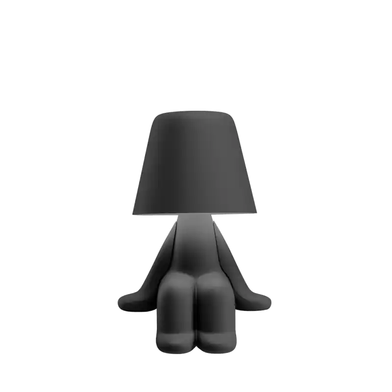 Hit cenowy Lampa stołowa Sam Sweet Brothers, czarna, QeeBoo