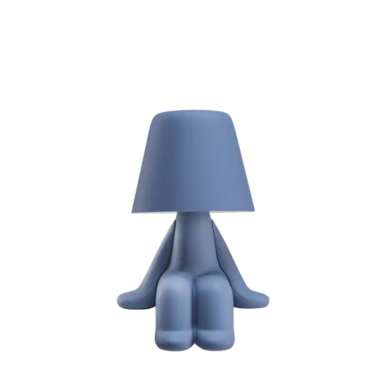 Lampa stołowa Sam Sweet Brothers, niebieski, QeeBoo Niska cena