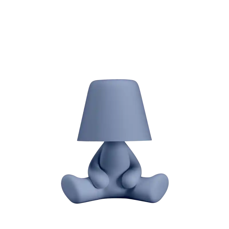 Do wyczerpania zapasów Lampa stołowa Joe Sweet Brothers, niebieska, QeeBoo