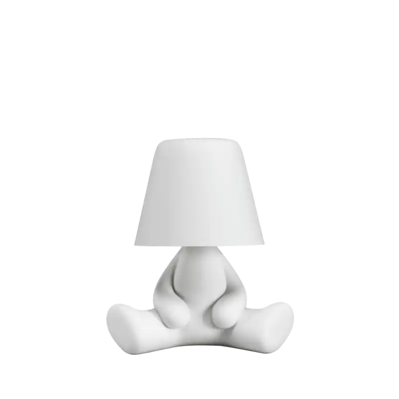 Tylko do końca tygodnia Lampa stołowa Joe Sweet Brothers, biała, QeeBoo