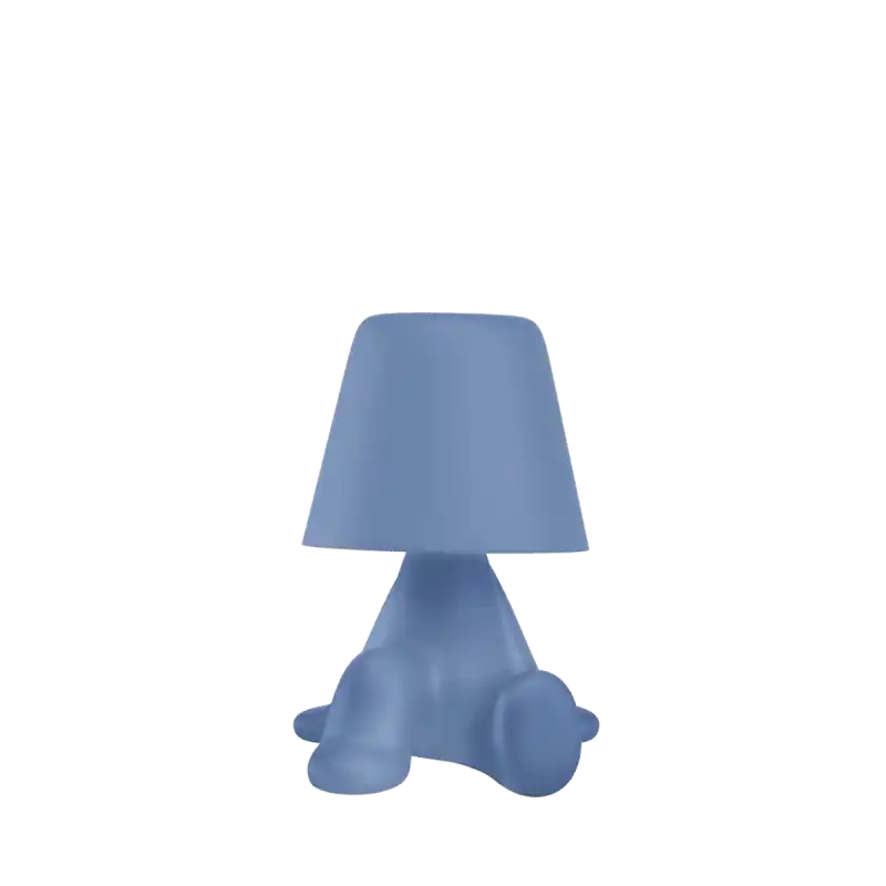 Lampa stołowa Bob Sweet Brothers, niebieski, QeeBoo Taniej
