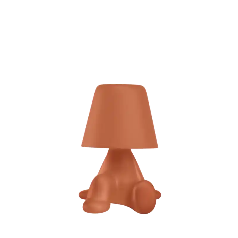 Darmowy zwrot Lampa stołowa Bob Sweet Brothers, terakota, QeeBoo