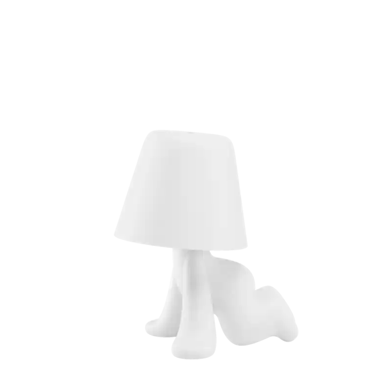 Niska cena Lampa stołowa Ron Sweet Brothers, biała, QeeBoo