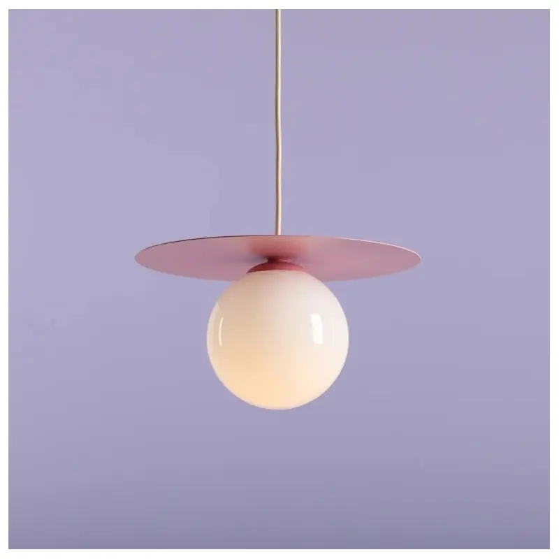 Lampa wisząca Loop Baby Pink S, różowa, Aldex Szybka dostawa