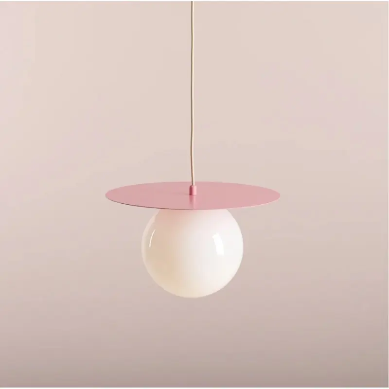 Lampa wisząca Loop Baby Pink M, różowa, Aldex Sprawdź teraz