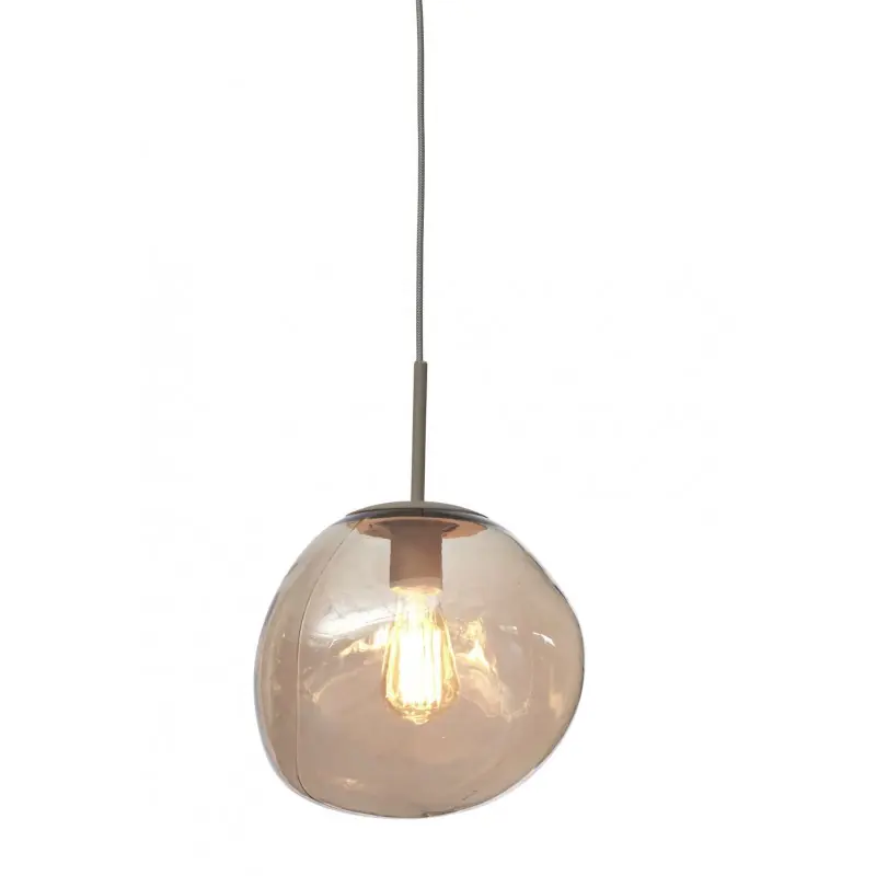 Bezpieczne zakupy Lampa wisząca Helsinki, bursztynowa, It‘s About Romi