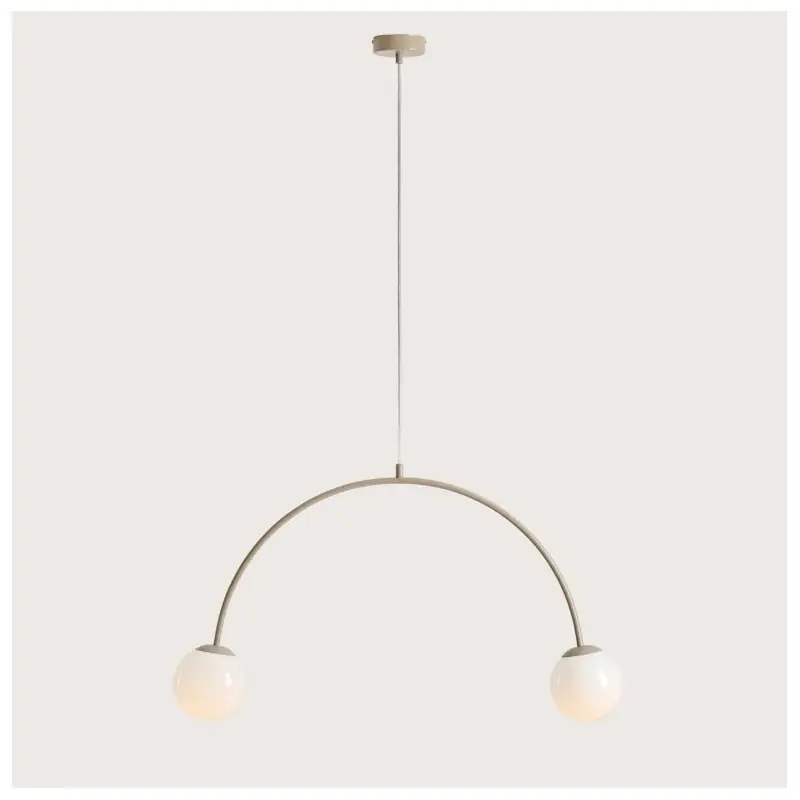 Lampa wisząca UNA 2, beżowa, Aldex Szybka wysyłka
