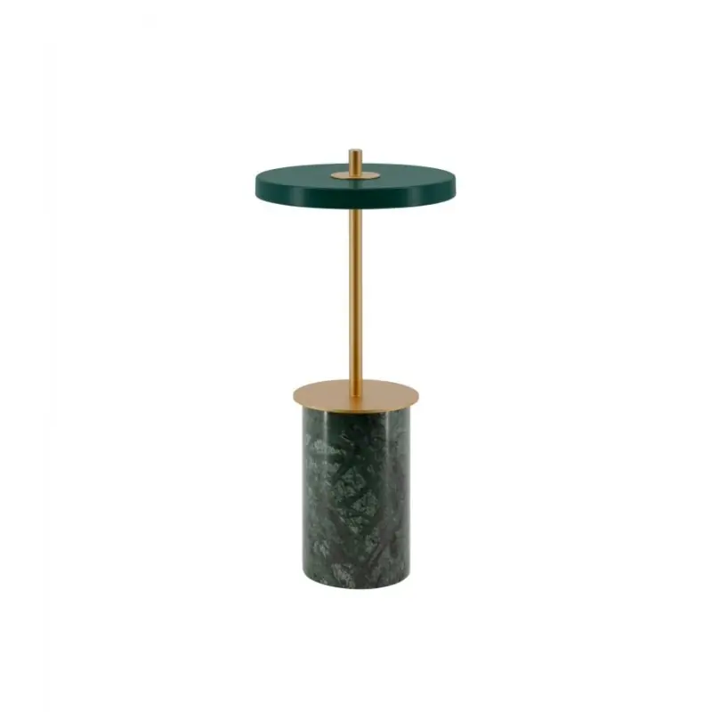 Bezprzewodowa lampa stołowa Asteria Mini zielony marmur, UMAGE Premium