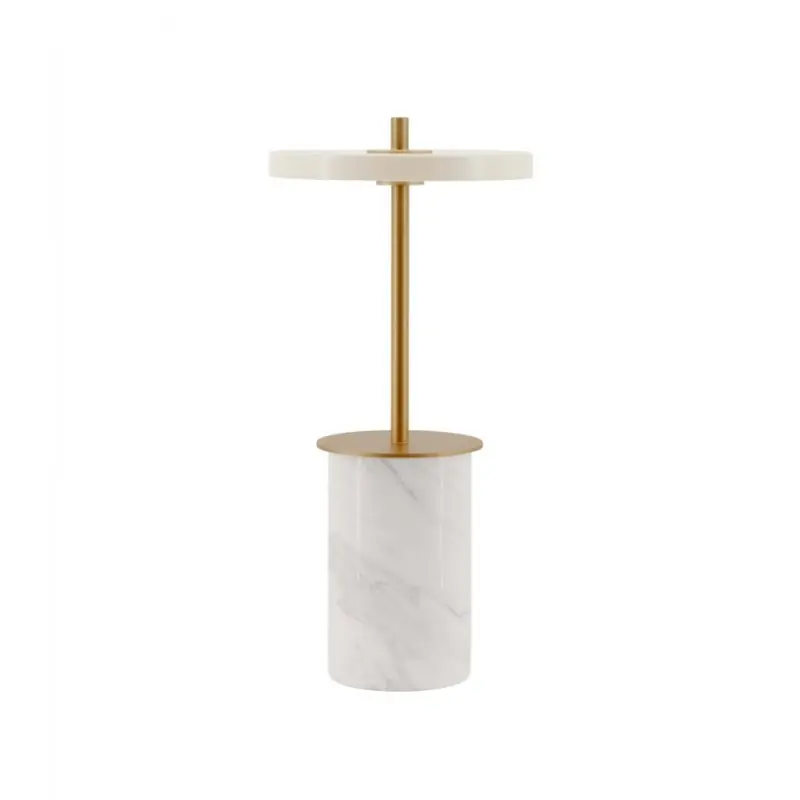 Bezprzewodowa lampa stołowa Asteria Mini biały marmur, UMAGE Kup online