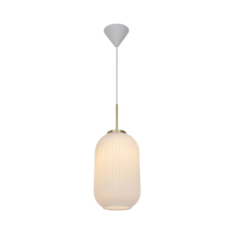 Super okazja Lampa wisząca Milford 20, z mosiężnym wykończenim, Nordlux