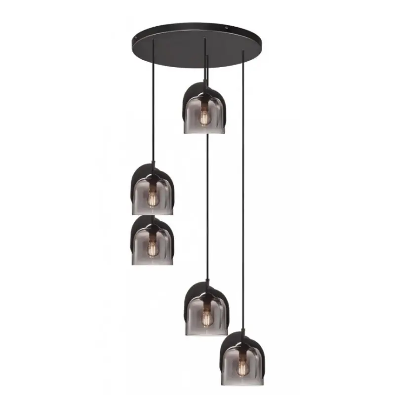 Kup teraz Lampa wisząca Boshi 5, czarna, Nordlux