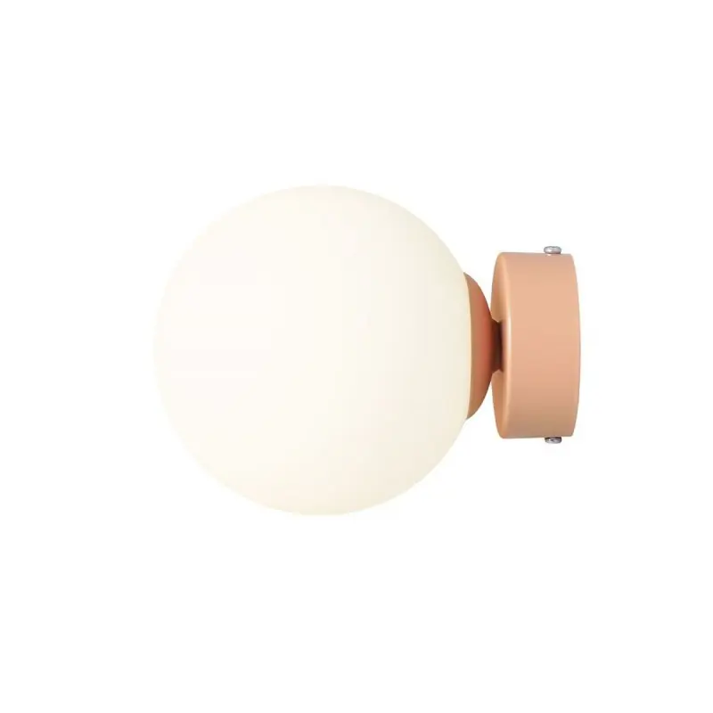 Zniżka Lampa ścienna Ball, koralowa, Aldex