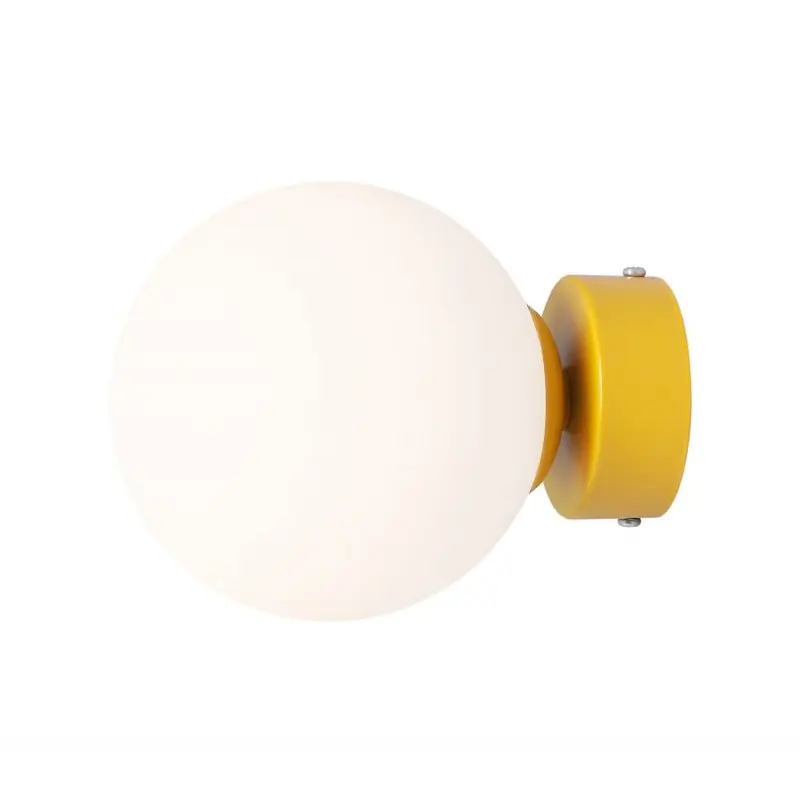 Lampa ścienna Ball, żółta, Aldex Kup online
