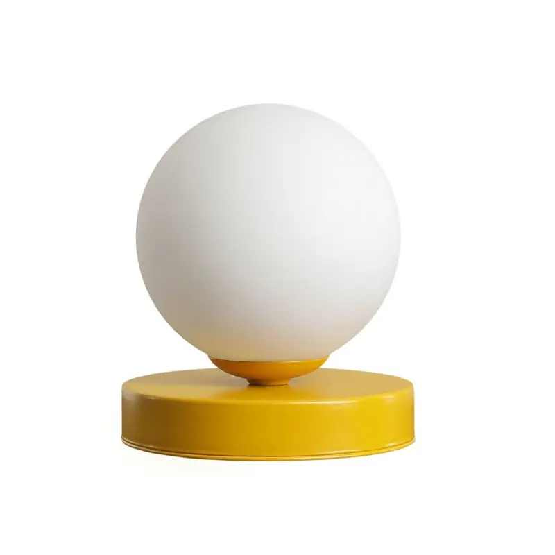 Kup online Lampa stołowa Ball, żółta, Aldex