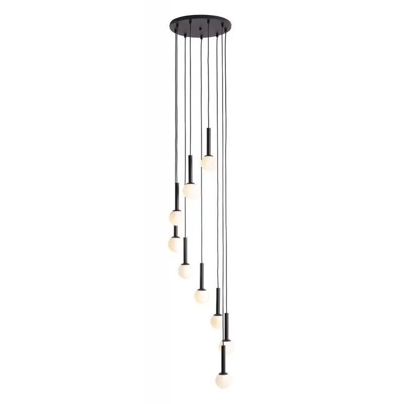 Lampa wisząca RIU 9, czarna, Aldex Hit cenowy