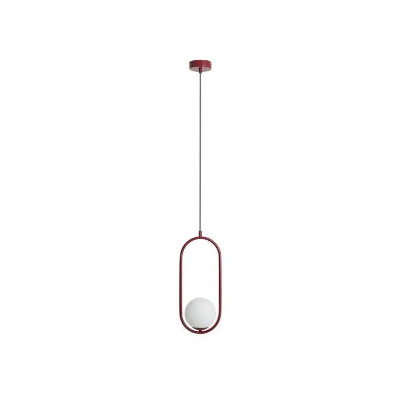 Szybka wysyłka Lampa wisząca RIVA 1, czerwona, Aldex