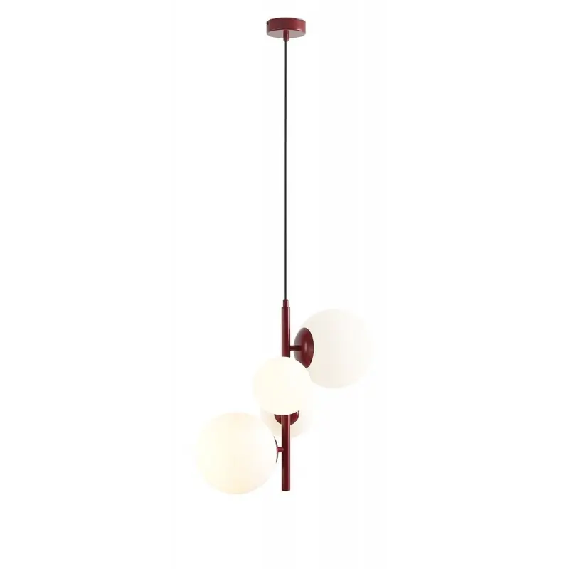Lampa wisząca Bloom, czerwona, Aldex Szybka wysyłka