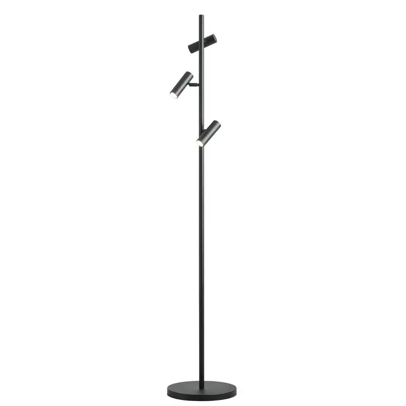 Nowy Lampa podłogowa Trevo, czarna, Aldex