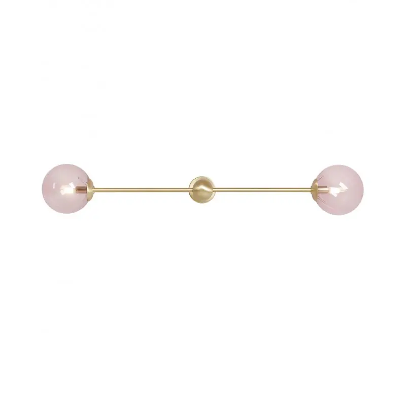 Ostatnia szansa Lampa ścienna Pink Pearl, L, mosiężna, Aldex