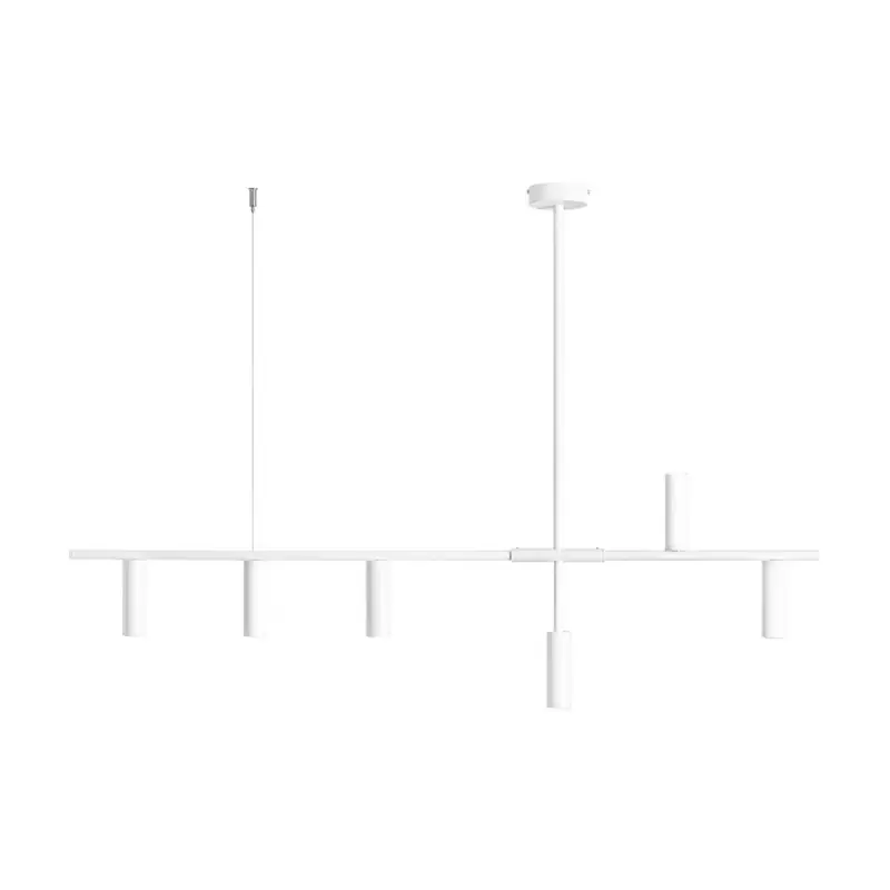 Lampa wisząca Trevo 6, biała, Aldex Wybór klientów