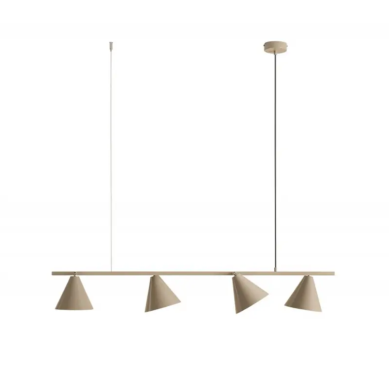 Lampa wisząca Form 4, beżowa, Aldex Łatwy zwrot