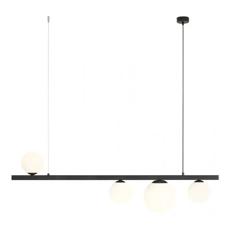 Nie przegap Lampa wisząca Garda 4, czarna, Aldex