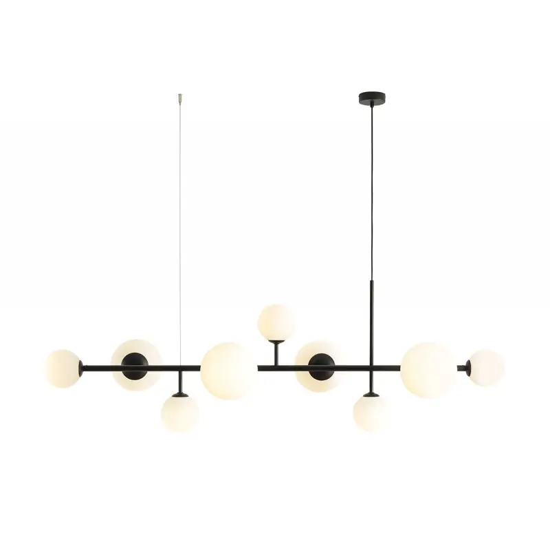 Lampa wisząca Dione 9, czarna, Aldex Oferta
