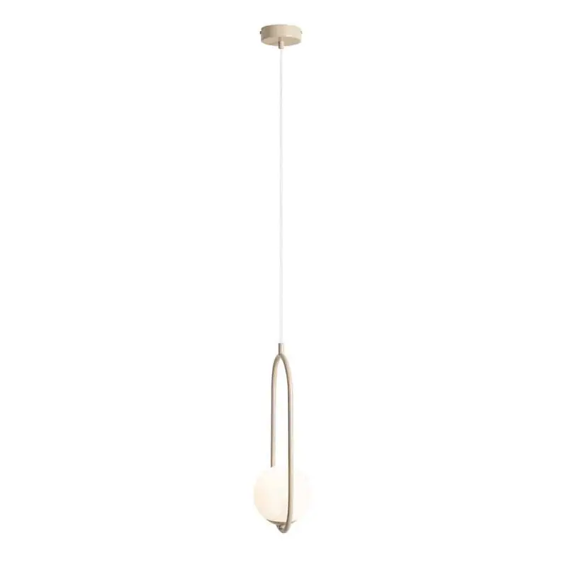 Promocja Lampa wisząca RIVA 1, beżowa, Aldex