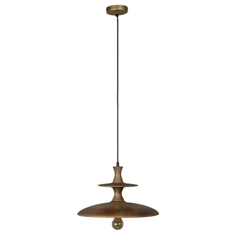Lampa wisząca Cath L, orzechowa, Dutchbone Bezpieczna płatność