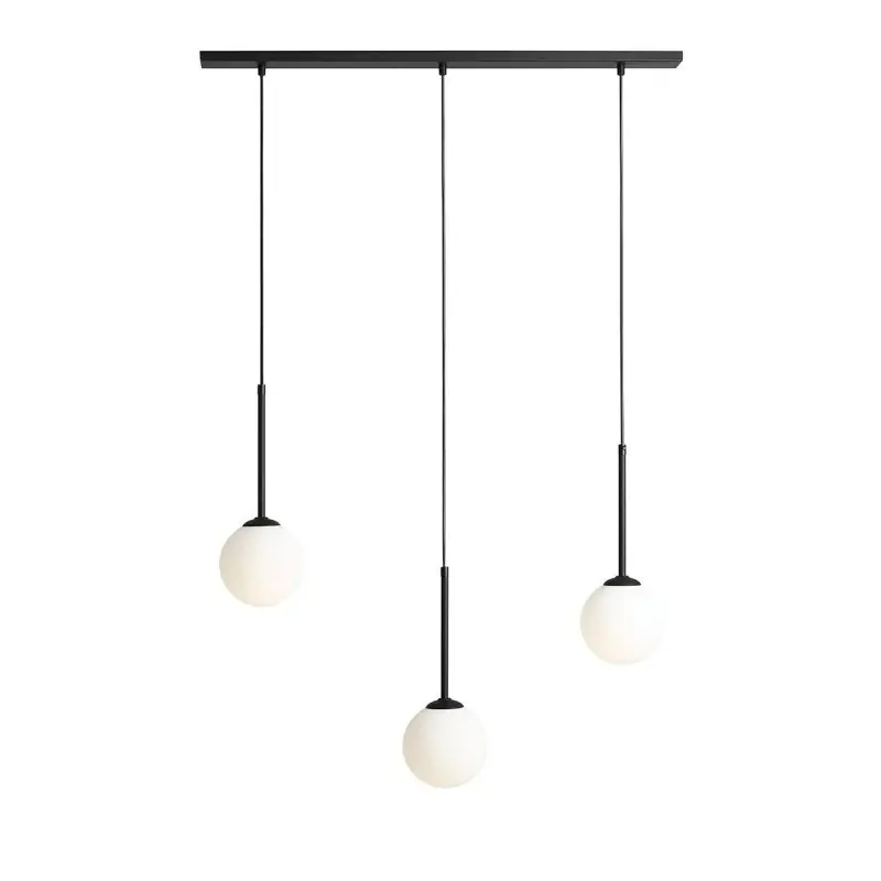 Rabat Lampa wisząca Bosso 3, czarna, Aldex