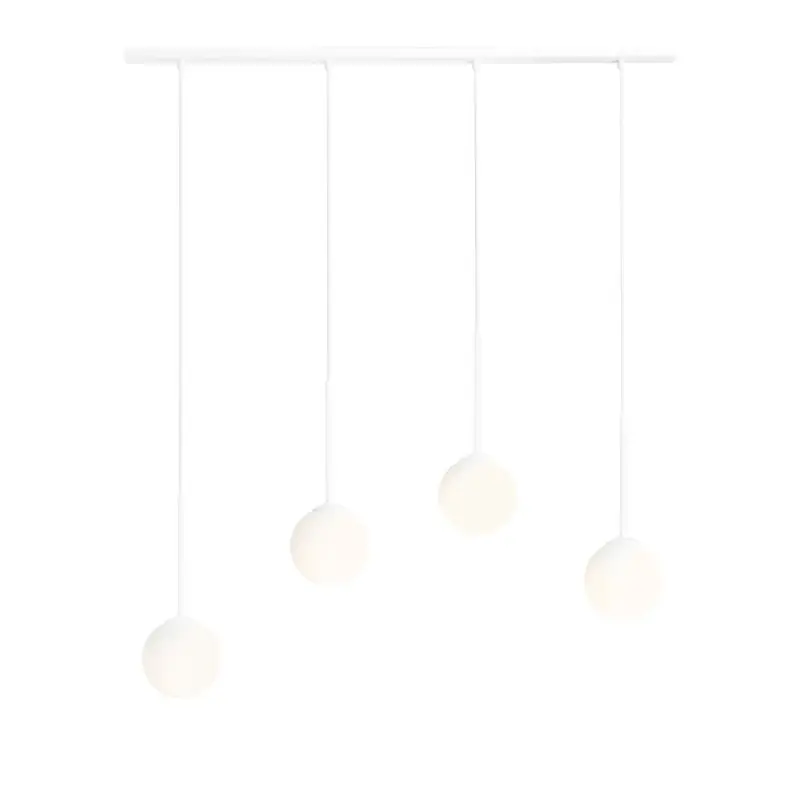 Okazja Lampa wisząca Bosso 4, biała, Aldex