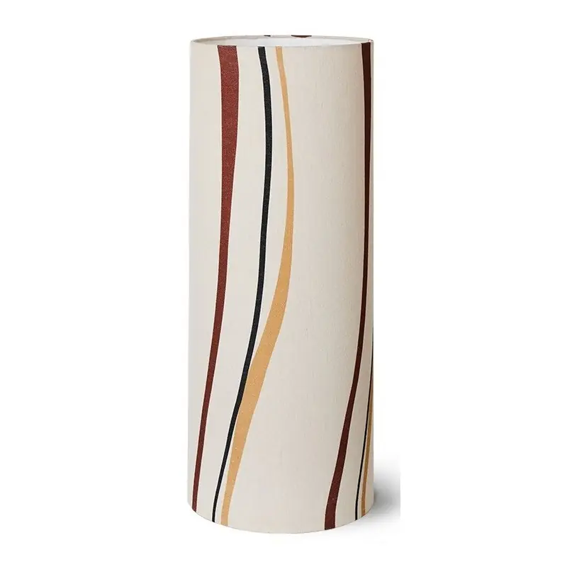 Bezpieczne zakupy Abażur do lampy Swirl, lniany, HKliving