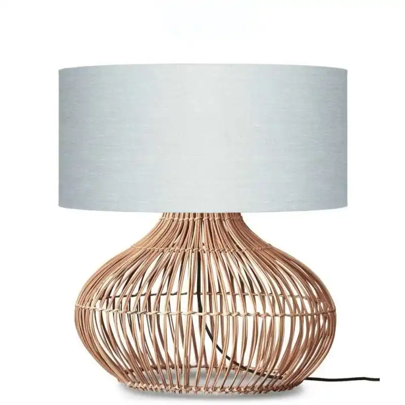 Lampa stołowa Kalahari L 47x23, jasnoszara, Good&Mojo Kup online